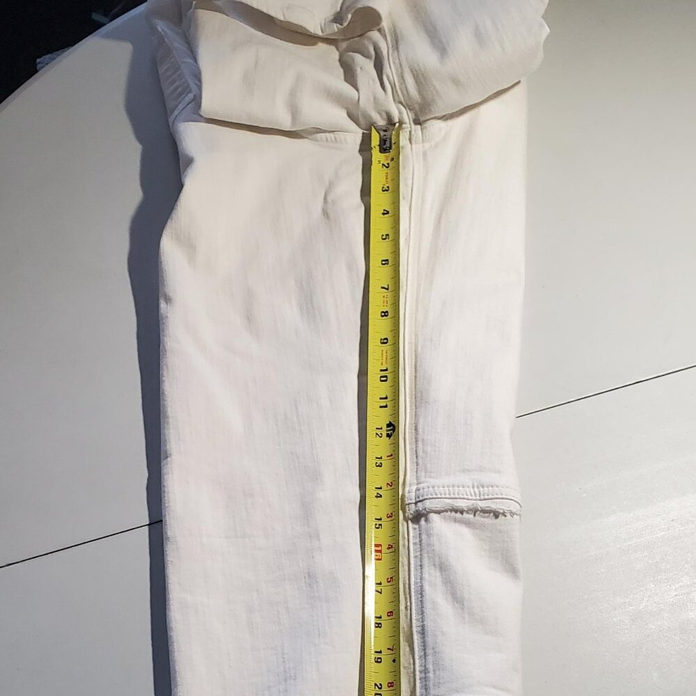 Erdem x Universal Standard Hana White Patchwork Jeans Size‎ 8 - Picture 15 of 16
